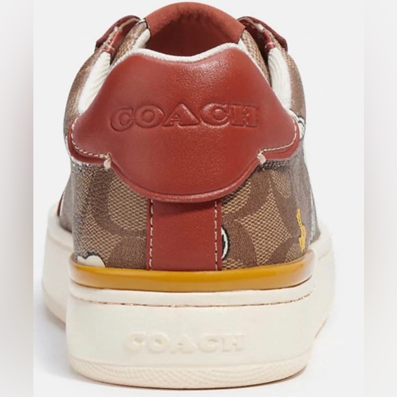 🐶Coach X Peanuts Low Top Sneaker Snoopy Woodstock men’s - Picture 7 of 7